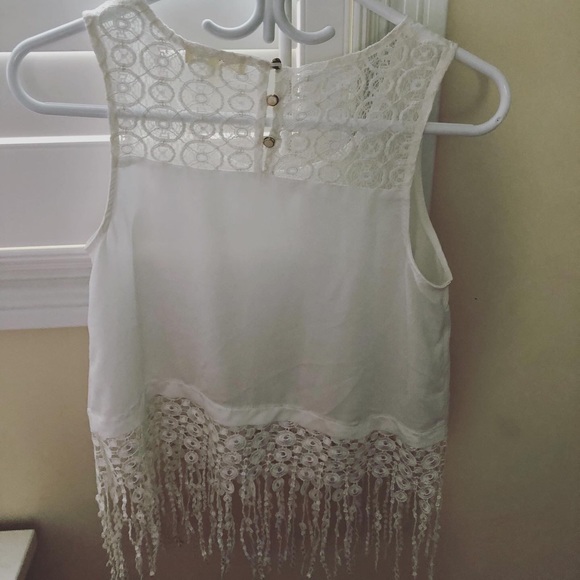 White Frill Top - Picture 3 of 3